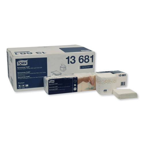 Premium Xpressnap Interfold Dispenser Napkins, 2-Ply,8.5x8.5,White,500/PK,8PK/CT [SKU: TRK13681]