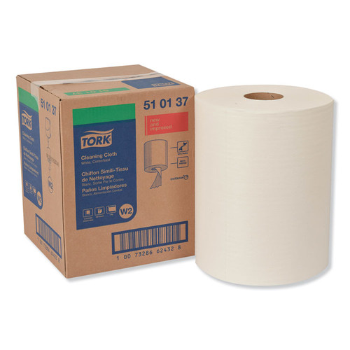 Cleaning Cloth, 12.6 x 10, White, 500 Wipes/Carton [SKU: TRK510137]