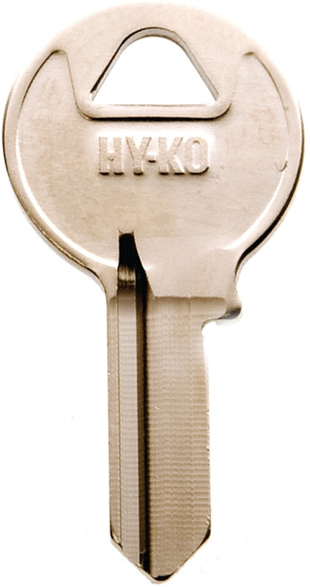 HY-KO 11010M15 Key Blank, Brass, Nickel, For: Master Vehicle Locks [SKU: ORG5433784]