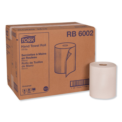 Universal Hand Towel Roll, 7.88" x 600 ft, White, 12 Rolls/Carton [SKU: TRKRB6002]
