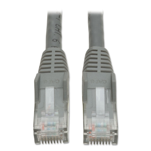 CAT6 Gigabit Snagless Molded Patch Cable, 5 ft, Gray [SKU: TRPN201005GY]
