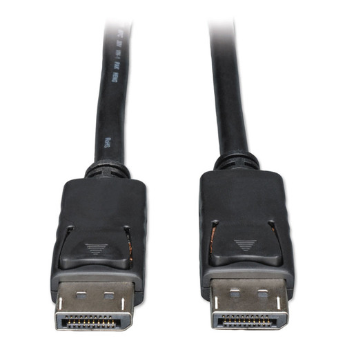 DisplayPort Cable with Latches (M/M), 6 ft, Black [SKU: TRPP580006]