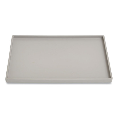 Slim Stackable Plastic Mail and Supplies Tray, 1 Section, #6 1/4 to #16 Envelopes, 6.85 x 9.88 x 0.47, Gray [SKU: TUD24380419]