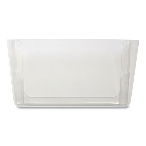 Unbreakable Plastic Wall File, Letter Size, 13" x 3.69" x 7.16", Clear [SKU: TUD24380809]