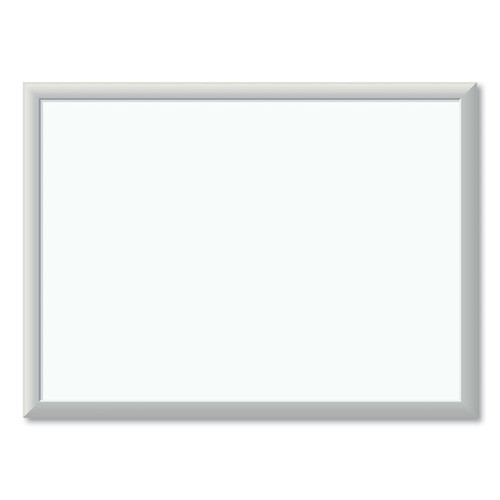 Melamine Dry Erase Board, 24 x 18, White Surface, Silver Frame [SKU: UBR030U0001]
