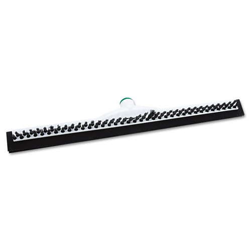 Sanitary Brush with Squeegee, Black Polypropylene Bristles, 22" Brush [SKU: UNGPB55A]