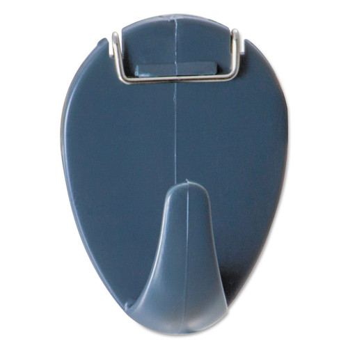 Deluxe Recycled Cubicle Clip with Hook, 40 Sheet Capacity, Charcoal, 5/Pack [SKU: UNV08222]