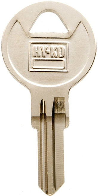 HY-KO 11010WTP1 Key Blank, Brass, Nickel, For: Wright Cabinet, House Locks and Padlocks [SKU: ORG1800440]