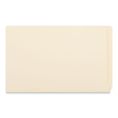 Deluxe Reinforced End Tab Folders, Straight Tabs, Legal Size, 0.75" Expansion, Manila, 100/Box [SKU: UNV13350]