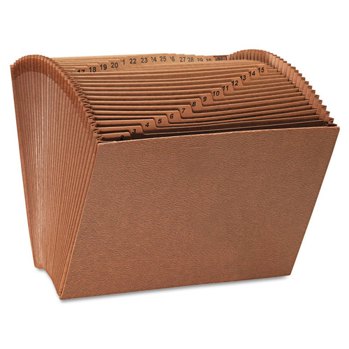 Expanding Files, 31 Sections, 1/31-Cut Tabs, Letter Size, Redrope [SKU: UNV13920]