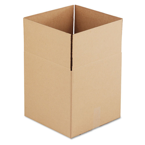 Cubed Fixed-Depth Corrugated Shipping Boxes, Regular Slotted Container (RSC), 14" x 14" x 14", Brown Kraft, 25/Bundle [SKU: UNV141414]