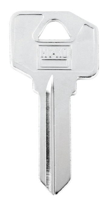 HY-KO 11010EZ2 Key Blank, Brass, Nickel, For: LSDA Cabinet, House Locks and Padlocks [SKU: ORG2050730]