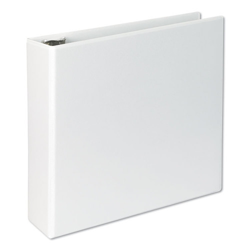 Slant D-Ring View Binder, 3 Rings, 3" Capacity, 11 x 8.5, White [SKU: UNV20748]