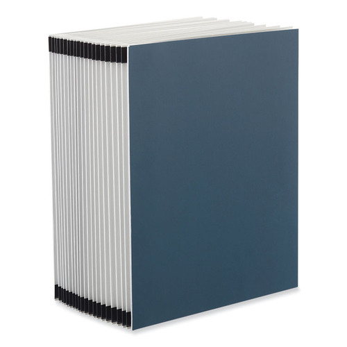Expanding Desk File, 20 Dividers, Alpha Index, Letter Size, Blue Cover [SKU: UNV30540]