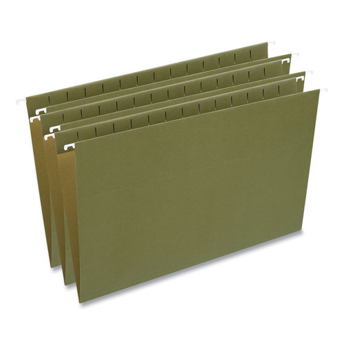 Hanging File Folders, Legal Size, 1/5-Cut Tabs, Standard Green, 50/Carton [SKU: UNV34111]