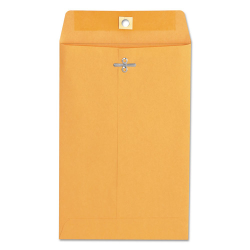 Kraft Clasp Envelope, #55, Square Flap, Clasp/Gummed Closure, 6 x 9, Brown Kraft, 100/Box [SKU: UNV35260]