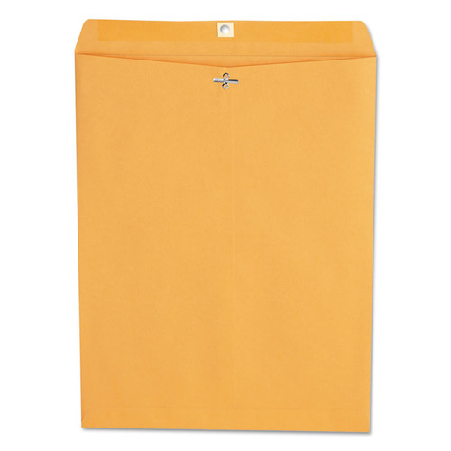 Kraft Clasp Envelope, #110, Square Flap, Clasp/Gummed Closure, 12 x 15.5, Brown Kraft, 100/Box [SKU: UNV35270]