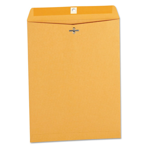 Kraft Clasp Envelope, #12 1/2, Square Flap, Clasp/Gummed Closure, 9.5 x 12.5, Brown Kraft, 100/Box [SKU: UNV42907]