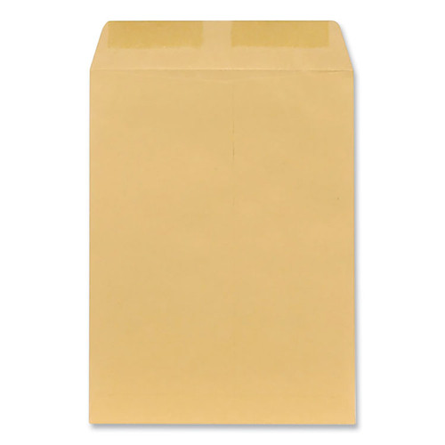 Catalog Envelope, 28 lb Bond Weight Kraft, #10 1/2, Square Flap, Gummed Closure, 9 x 12, Brown Kraft, 100/Box [SKU: UNV44102]