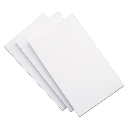 Unruled Index Cards, 5 x 8, White, 100/Pack [SKU: UNV47240]