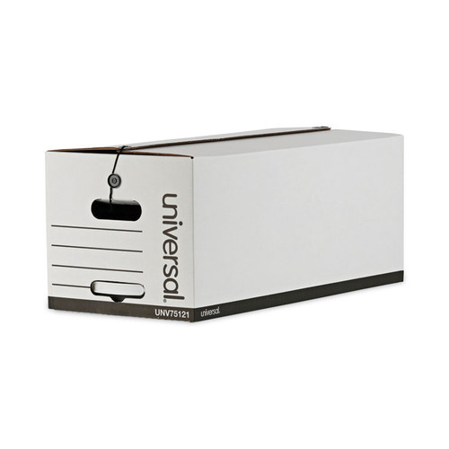 Deluxe Quick Set-up String-and-Button Boxes, Letter Files, White, 12/Carton [SKU: UNV75121]