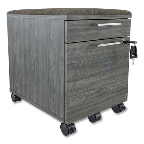 Prestige Mobile Pedestal File, Left or Right, 2-Drawers: Box/File, Legal/Letter, Gray, 15.6" x 21" x 20.7 [SKU: UOS24398958]
