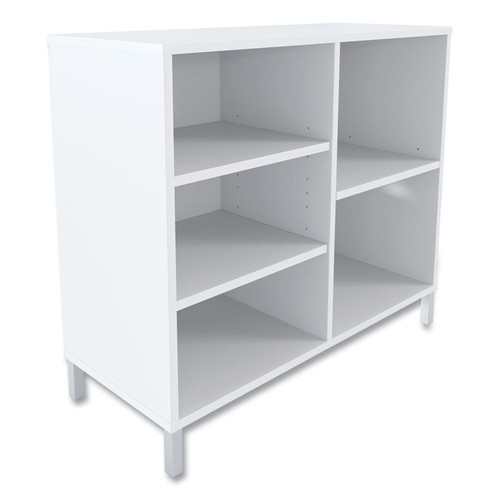 Essentials Laminate Bookcase, Five-Shelf, 36w x 15d x 31.6h, White [SKU: UOS24398965]