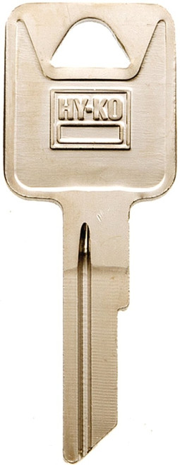 HY-KO 11010RA7 Automotive Key Blank, Brass, Nickel, For: AMC Vehicle Locks [SKU: ORG2258317]