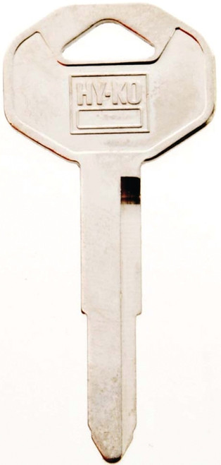 HY-KO 11010DC3 Key Blank, Brass, Nickel, For: Chrysler, Dodge, Eagle, Jeep, Plymouth Vehicles [SKU: ORG0599332]