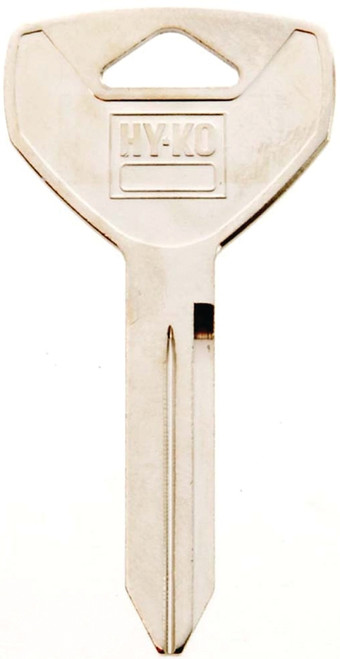 HY-KO 11010Y157 Key Blank, Brass, Nickel, For: Chrysler Vehicle Locks [SKU: ORG5922067]