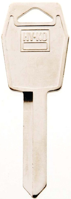 HY-KO 11010H55 Key Blank, Brass, Nickel, For: Ford, Lincoln, Mercury Vehicles [SKU: ORG8641748]