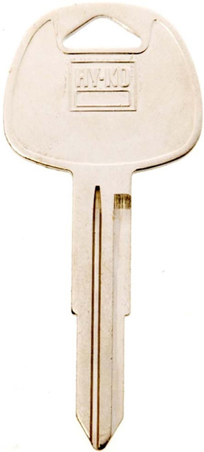 HY-KO 11010HY14 Automotive Key Blank, Brass, Nickel, For: Hyundai Vehicle Locks [SKU: ORG9141185]
