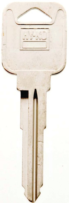 HY-KO 11010MZ19 Automotive Key Blank, Brass, Nickel, For: Mazda Vehicle Locks [SKU: ORG2656106]