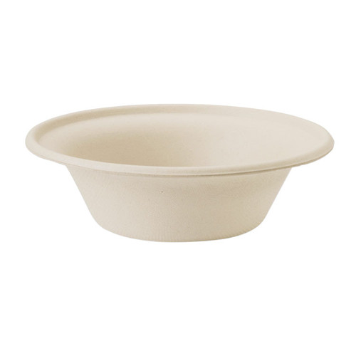 Fiber Bowls, 11 oz, 6" Diameter x 1.7"h, Natural, 1,000/Carton [SKU: WORBOSCU11]