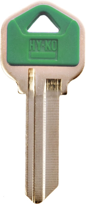 HY-KO 13005KW1PG Key Blank, Brass/Plastic, Nickel, For: Kwikset Cabinet, House Locks and Padlocks [SKU: ORG5736285]