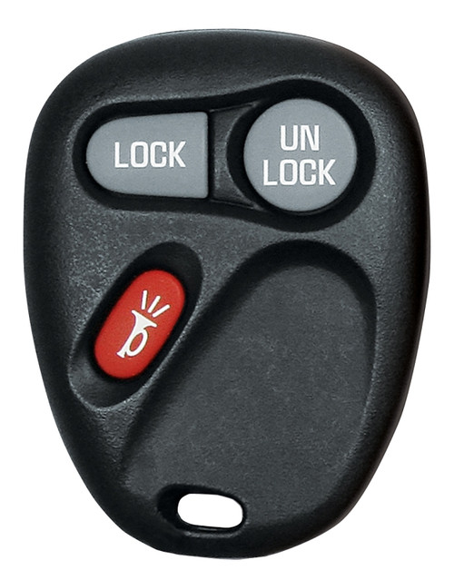 HY-KO 19GM800S Fob Shell, 3-Button, Plastic, Black [SKU: ORG7217029]