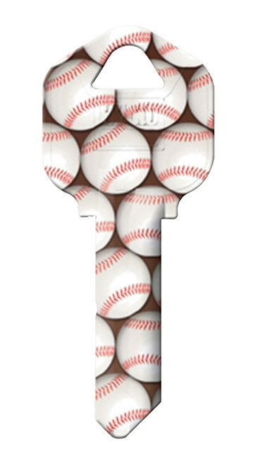 HY-KO 16010KW1-26 Key Blank, Brass, Nickel-Plated, For: Kwikset KW1 Keyways [SKU: ORG4549002]