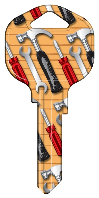 HY-KO 15005KW1-TOOL Key Blank, Brass, Nickel, For: Kwikset KW1 Keyways [SKU: ORG9462235]