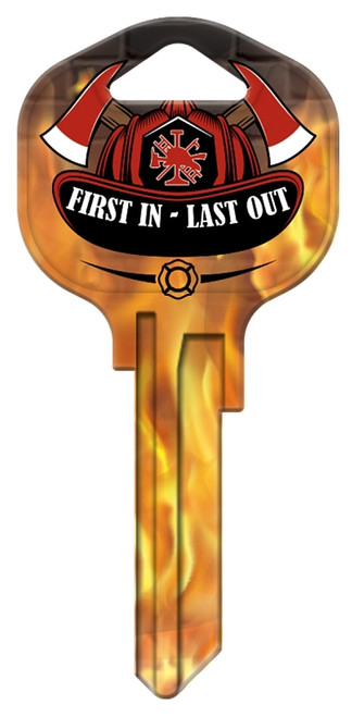 HY-KO 15005KW1-FRMN Key Blank, Brass, Nickel-Plated, For: Kwikset KW1 Keyways [SKU: ORG4706842]