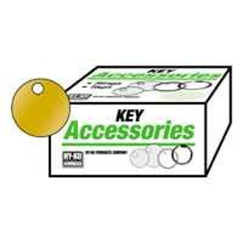 HY-KO KB148 Key Tag, Round, Brass [SKU: ORG1757624]