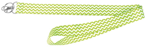 HY-KO LAN-116 Lanyard, 1 in W, Nylon, Green, Clip End [SKU: ORG1648575]