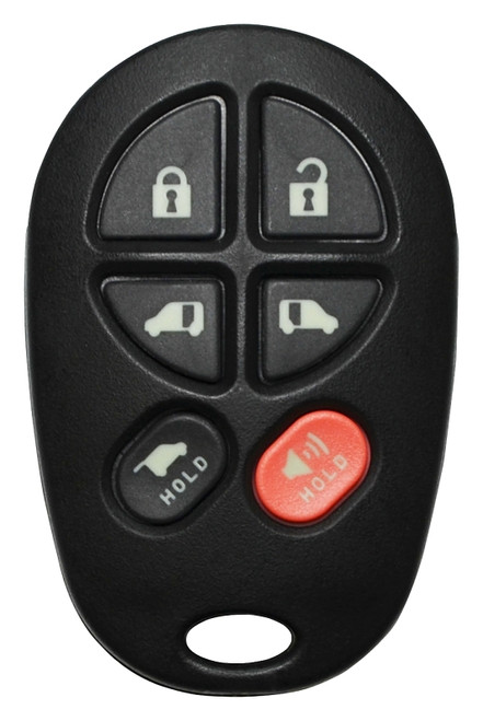 HY-KO 19TOY805S Fob Shell, 6-Button [SKU: ORG7217516]