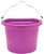 FORTEX-FORTIFLEX 1302012 Bucket, 20 qt Volume, Polyethylene Resin, Pink [SKU: ORG6923254]