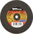 Forney 71842 Cut-Off Wheel, 3 in Dia, 1/8 in Thick, 1/4 in Arbor, 36 Grit, Medium, Aluminum Oxide Abrasive [SKU: ORG8911455]