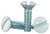 Eaton Wiring Devices BP231W-SP Wallplate Screw, 1/2 in L, Metal [SKU: ORG3937422]