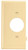 Eaton Wiring Devices STE7V Sectional Wallplate, 4-1/2 in L, 2-3/4 in W, 1 -Gang, Polycarbonate, Ivory, High-Gloss [SKU: ORG2733640]