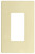 Eaton Cooper Wiring PJS PJS26LA Wallplate, 4-7/8 in L, 3-1/8 in W, 1 -Gang, Polycarbonate, Light Almond [SKU: ORG3074408]