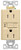 Eaton Wiring Devices TRAFGF15V-K-L Duplex Receptacle Wallplate, 2 -Pole, 15 A, 125 V, Back, Side Wiring, Ivory [SKU: ORG4636106]