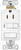 EATON TRSGFS15W-M-L Receptacle, 125 V, 15 A, NEMA: NEMA 5-15R, White [SKU: ORG7335862]