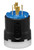 Arrow Hart AHCL1520P Ultra-Grip Locking Plug, 3 -Pole, 20 A, 250 VAC, NEMA: NEMA L15-20, Black/Blue [SKU: ORG7399637]